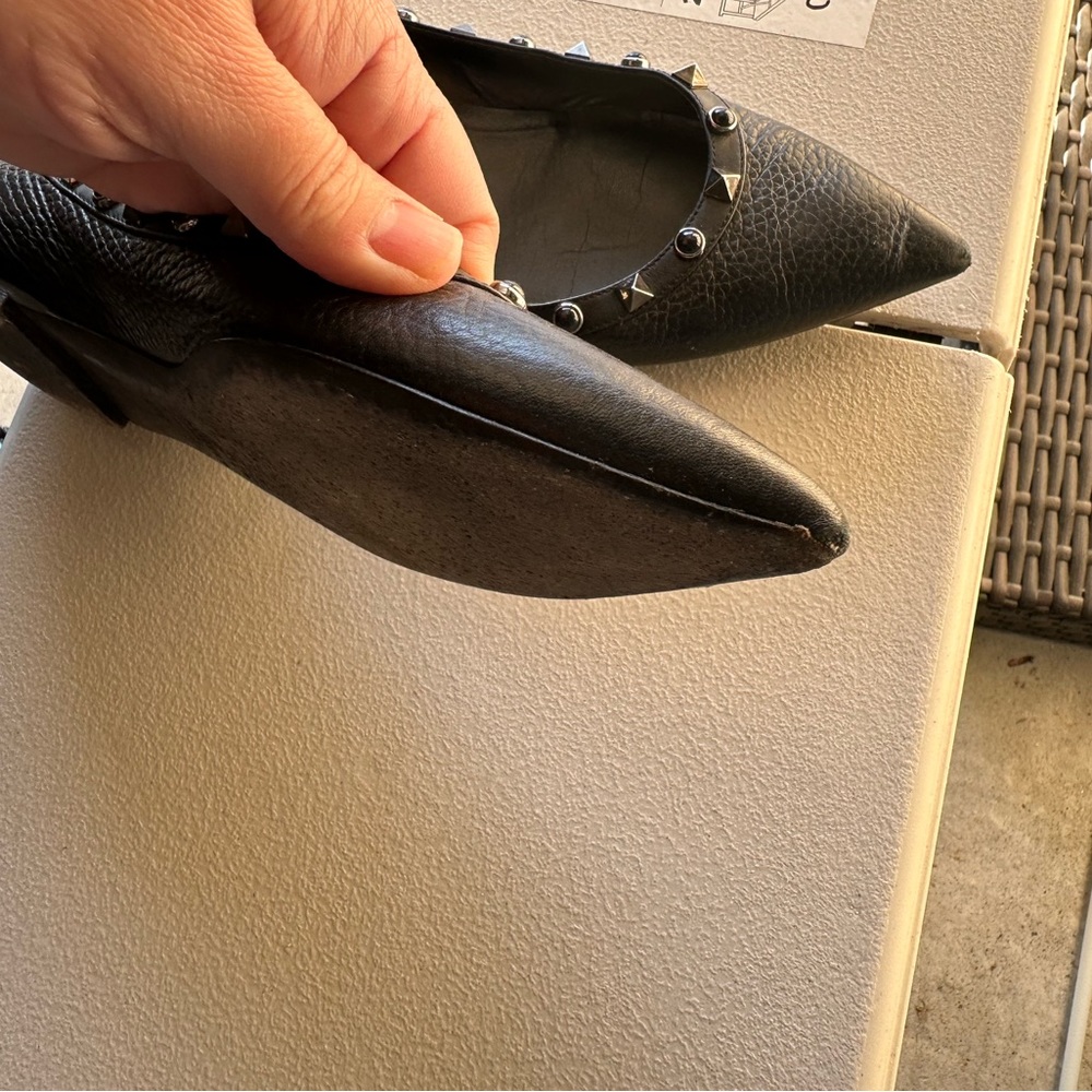 Pre Loved Valentino Garavani Rockstud Shoes. Flats View 6